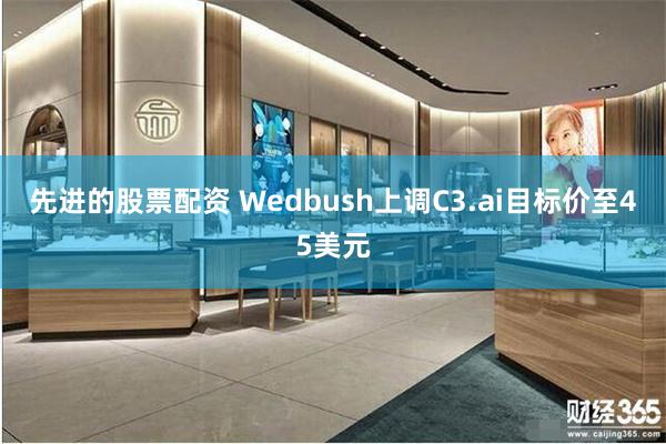 先进的股票配资 Wedbush上调C3.ai目标价至45美元