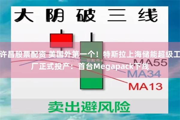许昌股票配资 美国外第一个！特斯拉上海储能超级工厂正式投产：首台Megapack下线