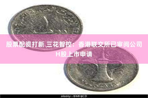 股票配资打新 三花智控：香港联交所已审阅公司H股上市申请