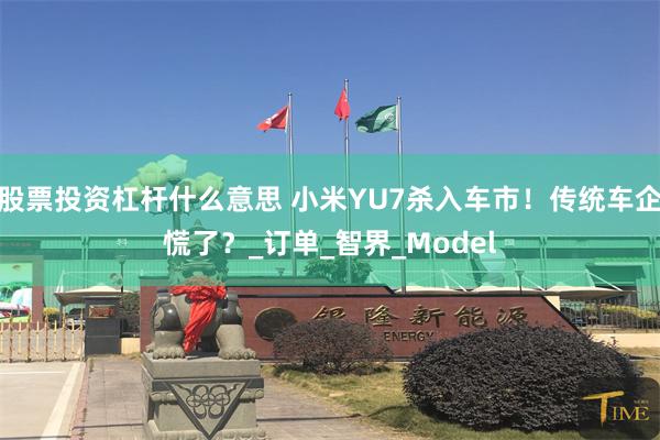 股票投资杠杆什么意思 小米YU7杀入车市！传统车企慌了？_订单_智界_Model